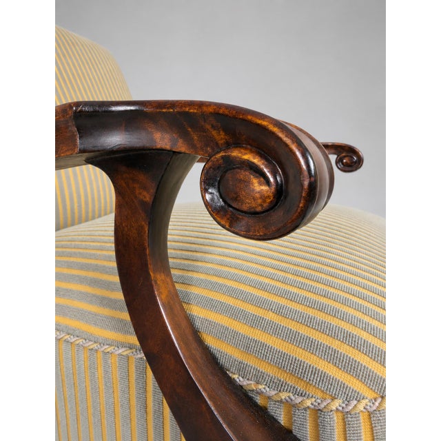 Wood Swedish Art Deco Birch Lounge Chairs, 1930s, Set of 2 For Sale - Image 7 of 8
