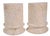 Late 20th Century Late 20th Century Pr. Half Column Marble Bookends by Boticina For Sale - Image 5 of 11