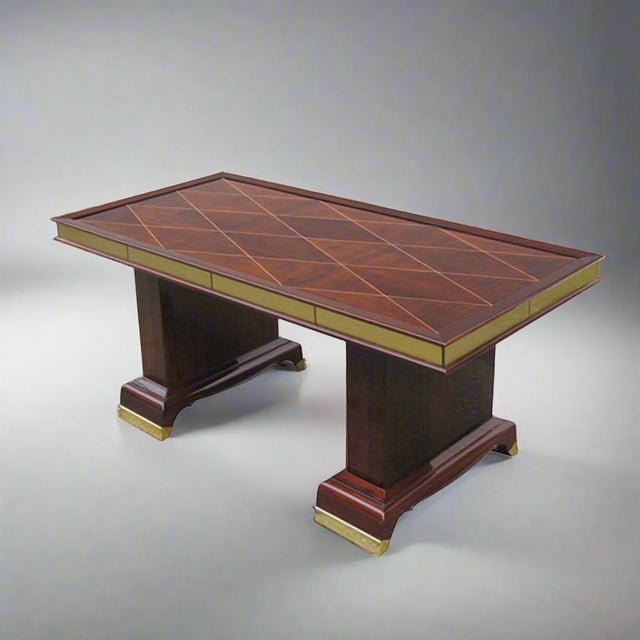 Wood 1930s Art Deco Cocktail Table Designed By Jean Desnos, France For Sale - Image 7 of 12