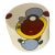 1990s Cabaret by Tiffany Frank Lloyd Wright-Inspired Sugar Bowl/Trinket Box With Lid For Sale