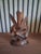 Wood Antique Black Forest Hand-Carved Linden Wood Bird Vase Holders, 1890s, Set of 2 For Sale - Image 7 of 11