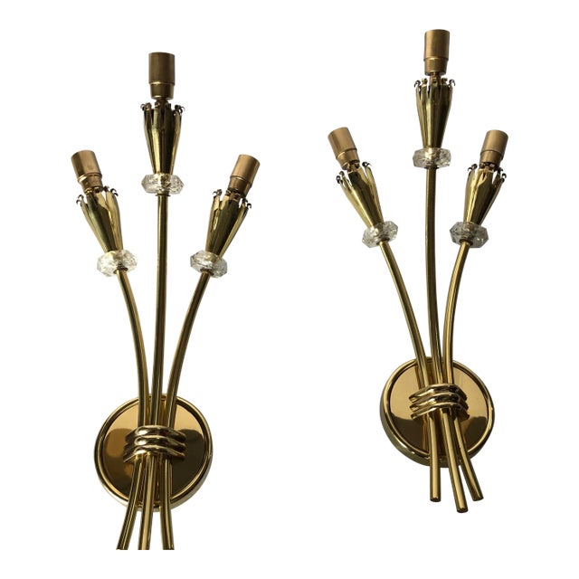 Royal Lumieres Wall Sconces - a Pair For Sale