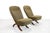 Brown Vintage Congo Chairs by Theo Ruth for Artifort, 1950s, Set of 2 For Sale - Image 8 of 8