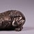 Pair of Antique Silver-Plated Guardian Lion Figurines, 2000g Total, High Relief For Sale - Image 10 of 10