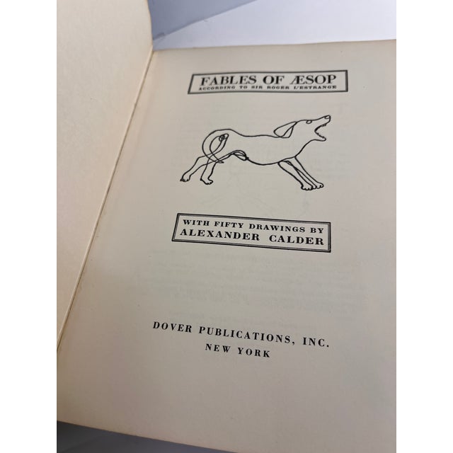 Surrealism 1967 Fables of Aesop Alexander Calder Book For Sale - Image 3 of 12