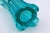 Aqua Art Deco Vase by Rudolf Schrötter for Rudolfova Hut, 1958 For Sale - Image 8 of 10