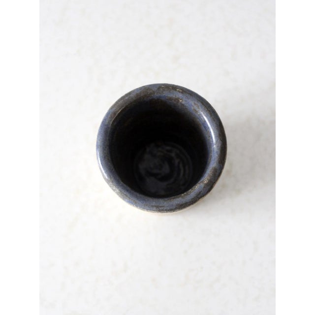 Late 20th Century Vintage Studio Pottery Vase For Sale - Image 5 of 8