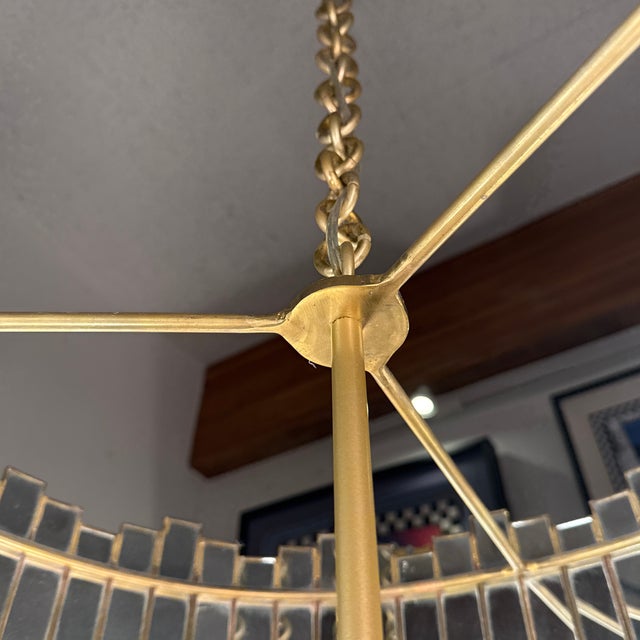 Oly Studio Grayson Mirrored Chandelier For Sale - Image 10 of 12