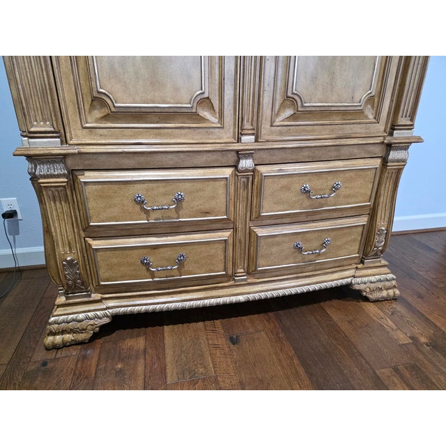 Marge Carson Marge Carson Bellagio Armoire For Sale - Image 4 of 6