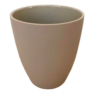 CB2 Rubber Coated Wastebasket