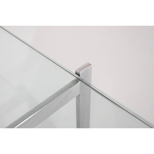 Silver PK61 Coffee Table by Poul Kjaerholm for Fritz Hansen, Denmark, 1956 For Sale - Image 8 of 14