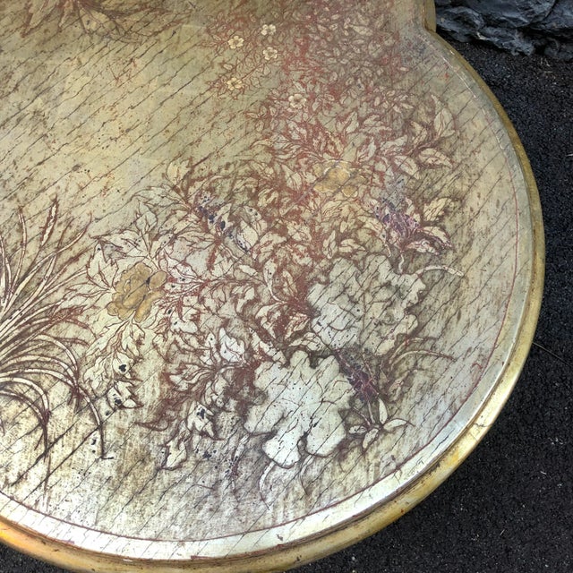 French Richard Kuehne Silver Gilt Trefoil Coffee Table For Sale - Image 3 of 11