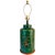 1970s Large Frederick Cooper Emerald Green Hand-Painted Green Tole Chinoiserie Table Lamps - A Pair For Sale - Image 11 of 17