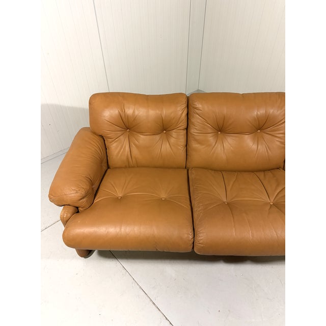 Leather Coronado Sofa by Tobia & Afra Scarpa for B&B, Italy, 1970s For Sale - Image 11 of 18