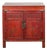 Chinese Red Lacquered Blanket Chest with Gilt Motifs and Guardian Lions For Sale