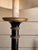 1950s Italian Mid-Century Neoclassical Column Table Lamp – Wooden with Parcel Gilt. An Italian mid-century table lamp...