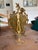 Rococo Antique French Rococo Gilt Bronze Vanity Mirror With Cherubs For Sale - Image 3 of 5