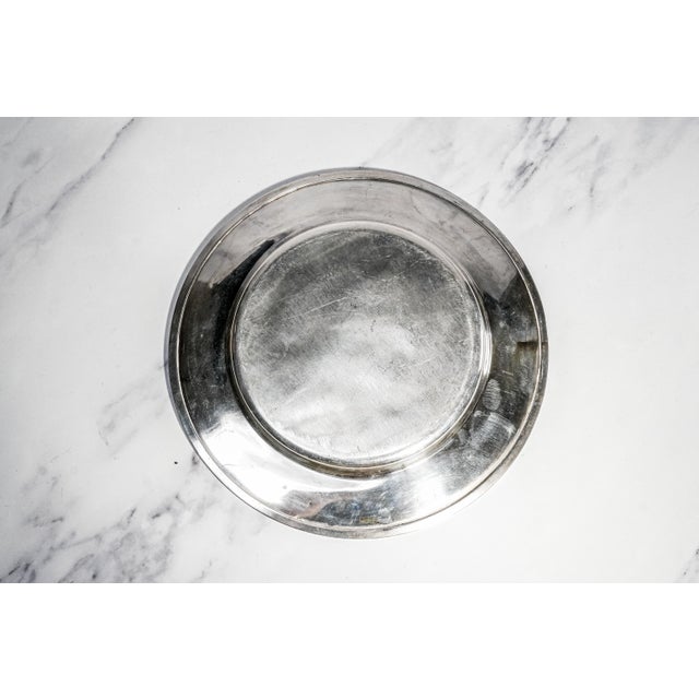 Silver Nice Antique 1935 Boulder Brook Club Silverplate Presentation Trophy Plate New York Equestrian Horse Home Decor For Sale - Image 8 of 9