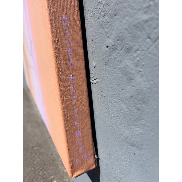 Modern Painting of Nude Female, signed Ethel Steinberg 9-82. Acrylic over Canvas. Ready for a new home.