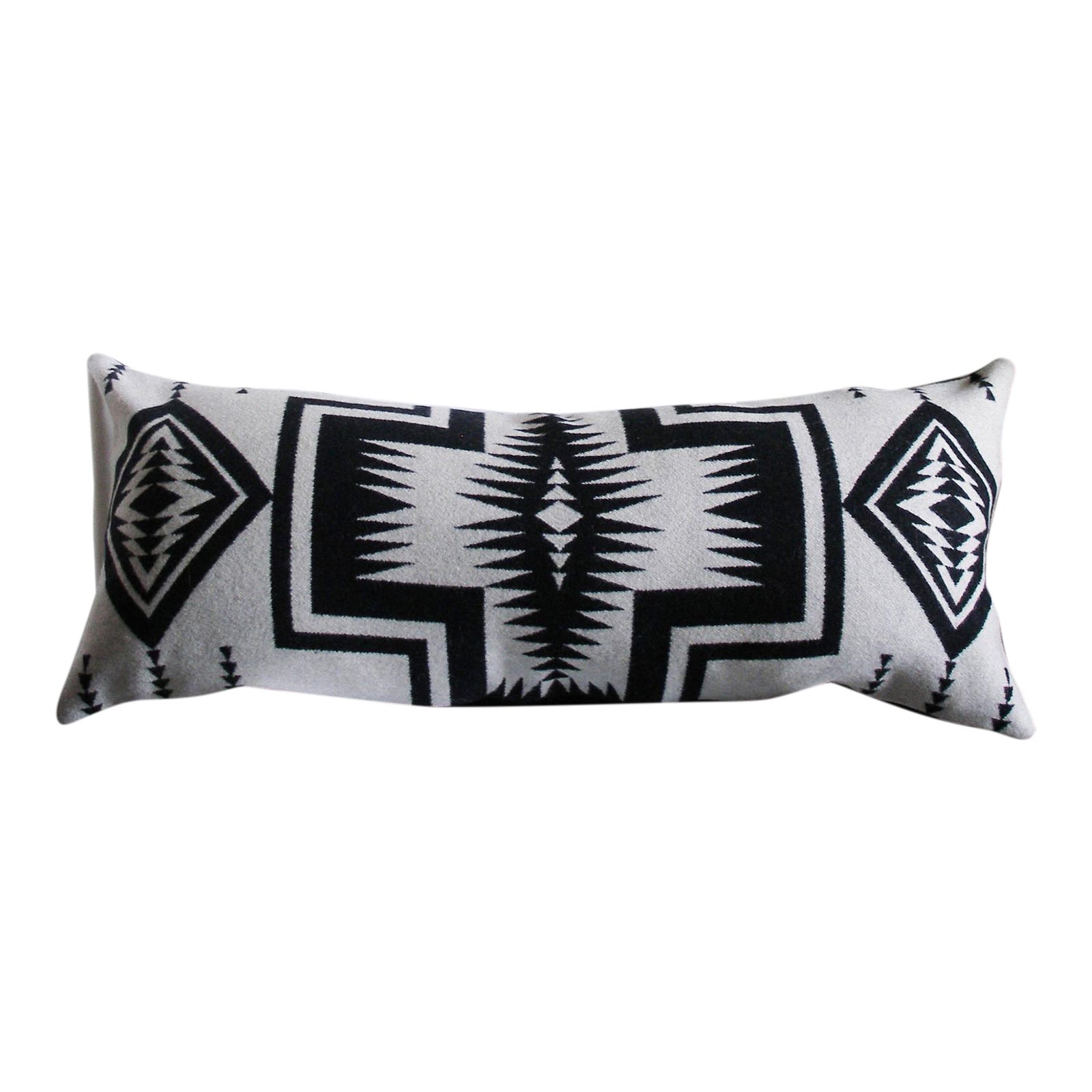 Black And White Pendleton Wool Lumbar Pillow Cover Chairish
