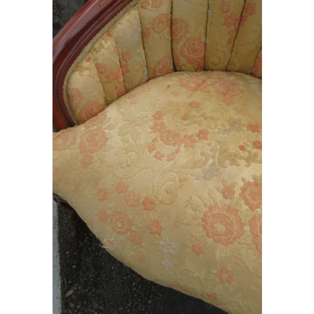 Mid 20th Century Victorian Kimball Carved Side Chairs a Pair 6218 For Sale - Image 17 of 18