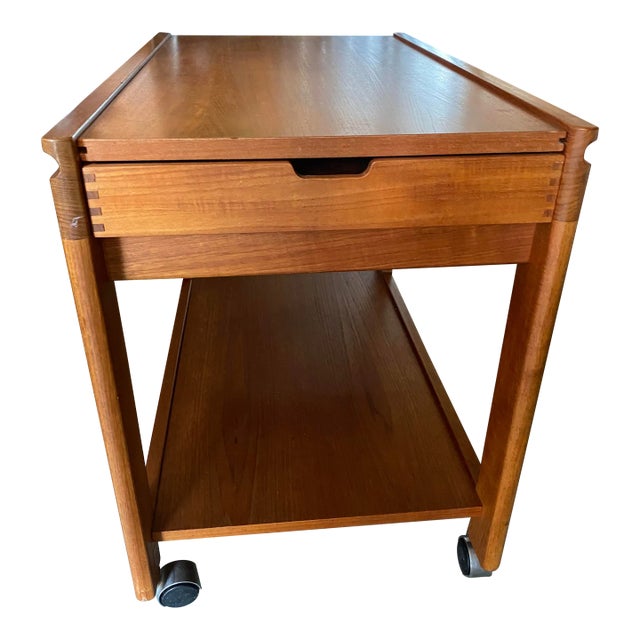 1960s Mid Century Danish Service Trolley by Aksel Kiersgaard For Sale