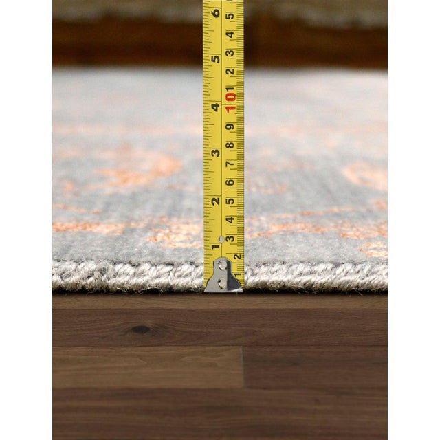Pasargad Home Transitiona Grey Area Rug-10' 0" X 13' 9" For Sale In New York - Image 6 of 7