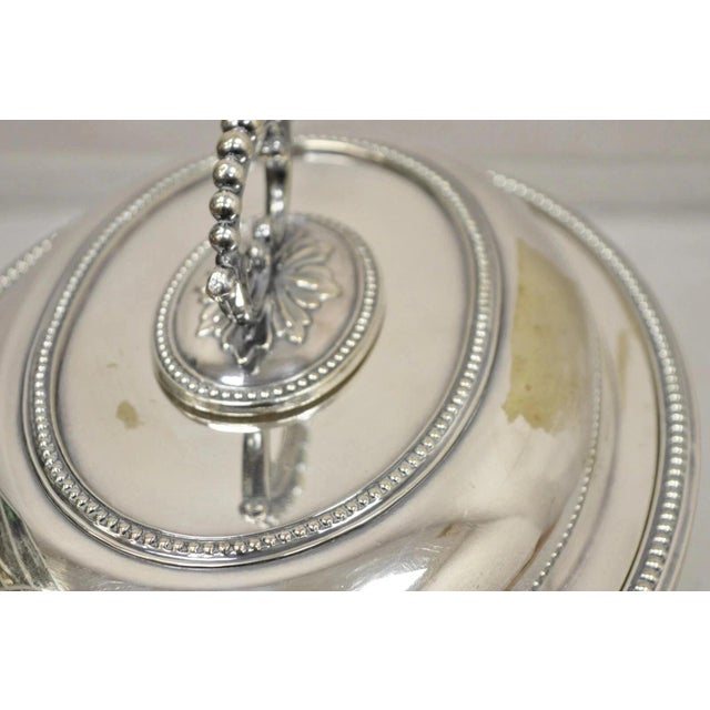 Early 20th Century Mappin & Webb's Prince's Plate English Sheffield Silver Plated Covered Dish For Sale In Philadelphia - Image 6 of 11