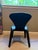 Roche Bobois 6 Roche Bobois "Marylin" Chairs - Inca Leather Black For Sale - Image 4 of 6