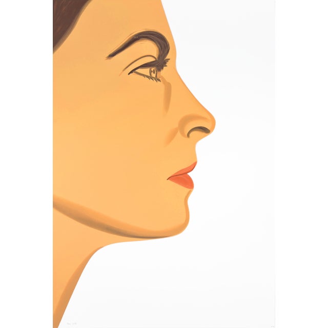 Alex Katz, Olivia 1 (From Oliva Suite), Large Hand Signed Silkscreen For Sale