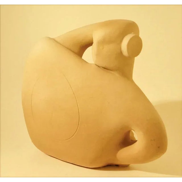 Sculpture Ceramic Figurative in Terracotta For Sale - Image 9 of 10