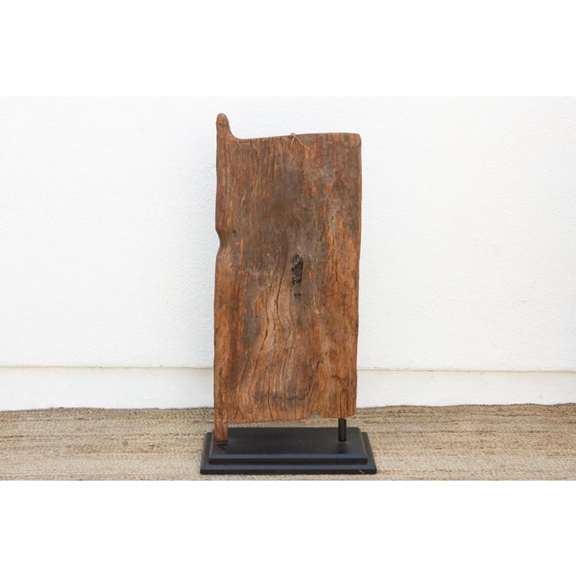 Antique Primitive Carved Igbo Door For Sale - Image 4 of 8
