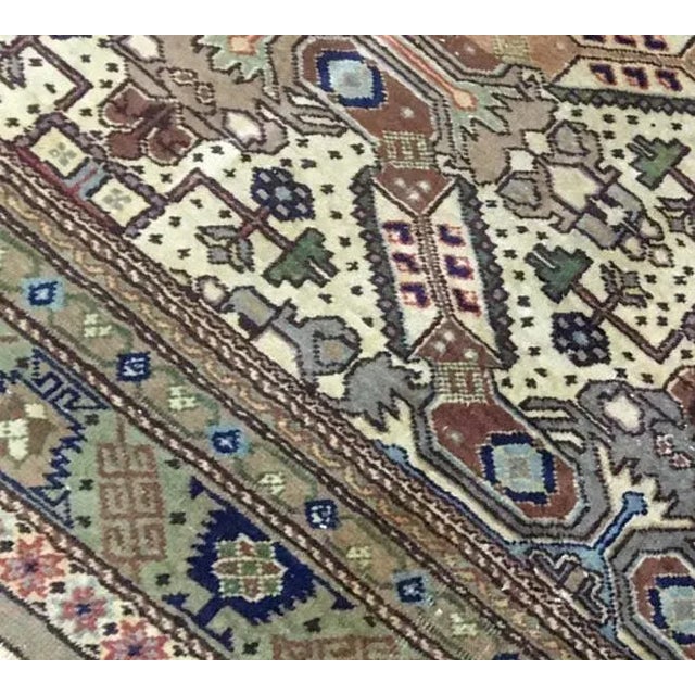 Turkish Hand Knotted Vintage Turkish Rug. 6'7" X 9'3" For Sale - Image 3 of 6