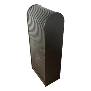 Tambour Door Cabinet in the style of Aldo Van Den Nieuwelaar For Sale