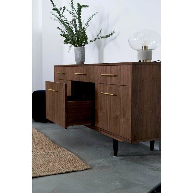 Wood Danish Design Walnut Chest of Drawers For Sale - Image 7 of 9