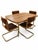 1980s 1981 Douglas Furniture of California Dining Table and Four Cantilever Chairs — 5 Pieces For Sale - Image 5 of 12