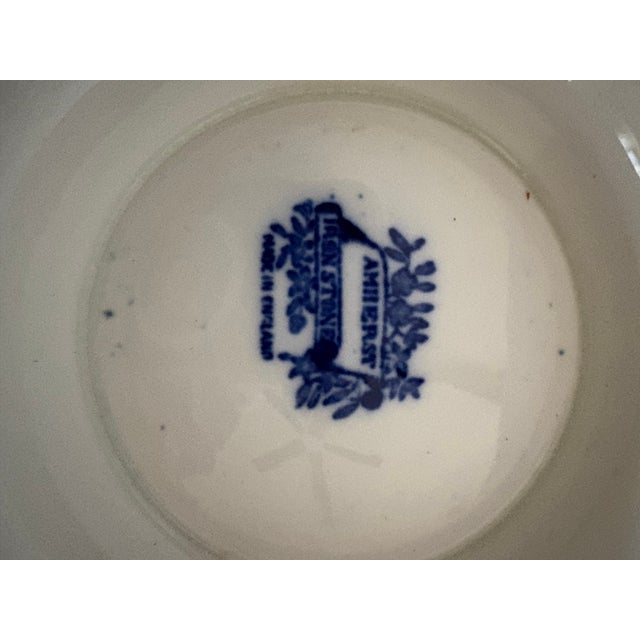 Late 19th Century English Iron Stone Imari Style Footed Bowl For Sale In Lexington, KY - Image 6 of 11