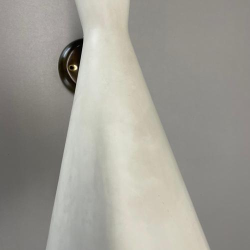 Brass and Metal Diabolo Theatre Wall Light by Gio Ponti in the style of Stilnovo, Italy, 1950s For Sale - Image 6 of 18