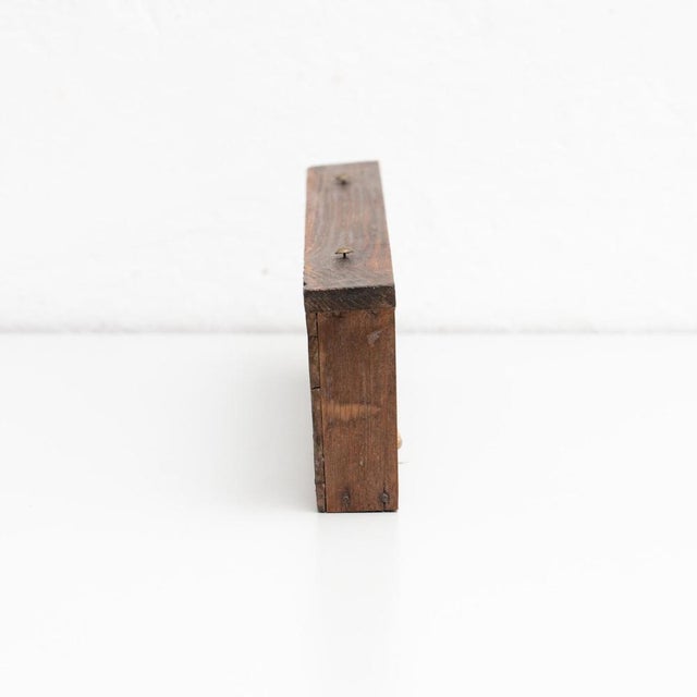 Cabinet of Curiosities Sculptural Artwork on a Wooden Niche, 1950s For Sale - Image 12 of 18