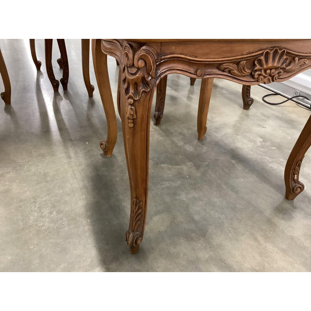 French Classic French Double-Caned Dining Chairs/6 For Sale - Image 3 of 12