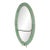 Late 29th Century Cristal Arte Large Scale Oval Floor Mirror For Sale