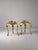 Hollywood Regency Style Sculptural Brass Stool, 1970s, Set of 2 For Sale - Image 6 of 6