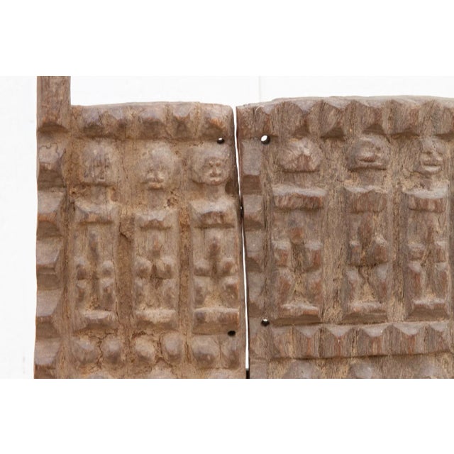 Ancient African Granary Door on Stand For Sale In Los Angeles - Image 6 of 9