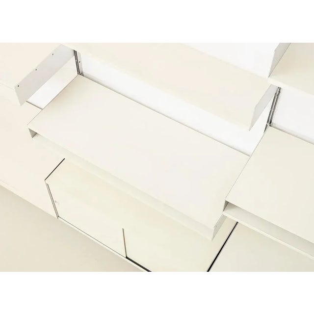 Ivory Large 606 Wall Unit by Dieter Rams for Vitsoe, 1960s For Sale - Image 8 of 11