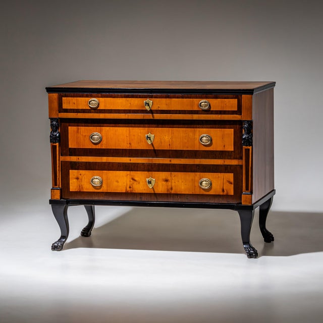 Traditional Antique Empire Chest of Drawers, 1800s For Sale - Image 3 of 9