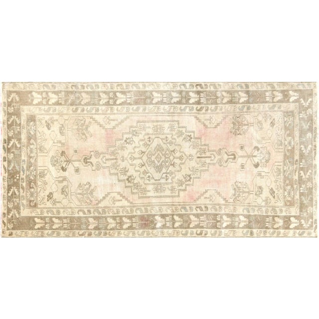 Textile 1960s Turkish Oushak Rug For Sale - Image 7 of 7