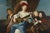 After J-F Courtin, The Zither Player, 1850, Oil on Canvas, Framed For Sale - Image 6 of 18