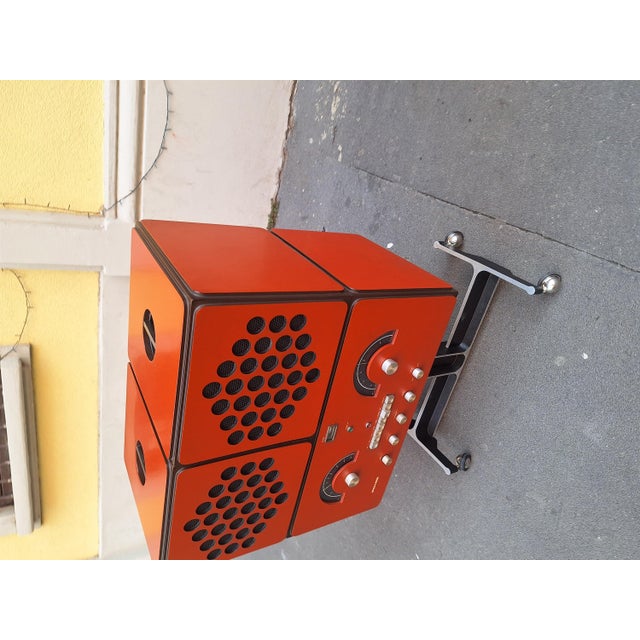 First Series Red RR126 Radio by Achille & Pier Giacomo Castiglioni for Brionvega, 1980s For Sale - Image 14 of 18