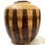 Mid-Century Modern 1970's Striped Stoneware Covered Storage Jar - Ken Edwards Montana Potter For Sale - Image 3 of 15