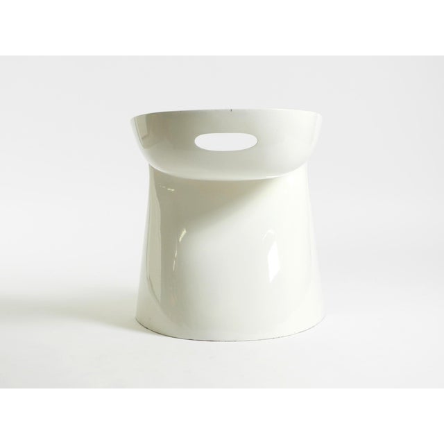 White Vintage White Stool by Winfried Staeb, 1970s For Sale - Image 8 of 18